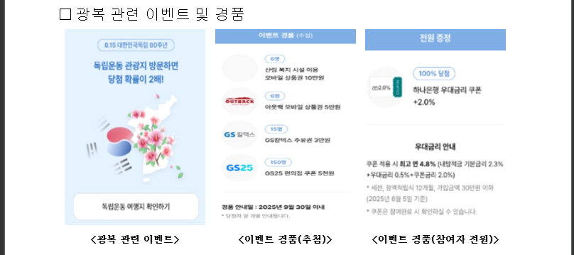 광복 80주년 스탬프 투어 완전정복! 13곳 기념품 받기 (출처 : 정책브리핑)