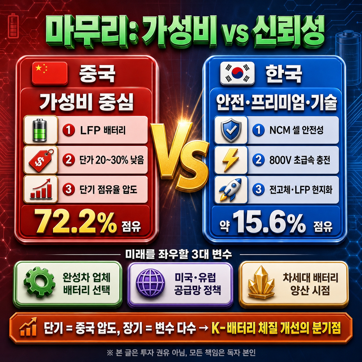 글로벌 전기차 배터리 시장
