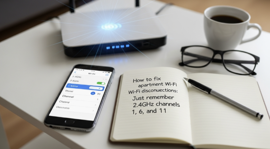 아파트 와이파이 끊김 해결법: 2.4GHz 채널 1, 6, 11만 기억하세요