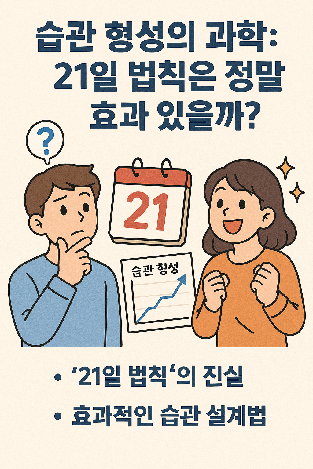 습관 형성의 과학: 21일 법칙은 정말 효과 있을까?