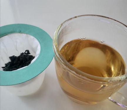 실제 마시고 있는 우롱차