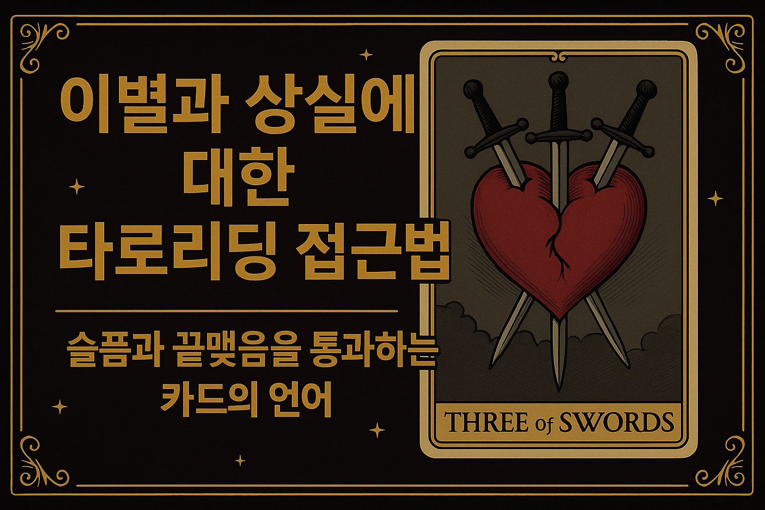 이별과 상실에 대한 타로리딩 접근법