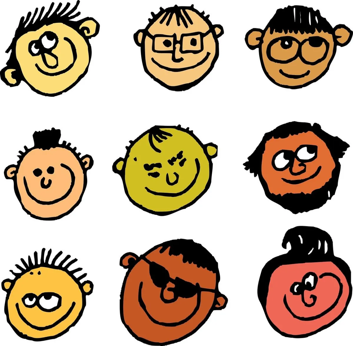 웃는-사람들-얼굴