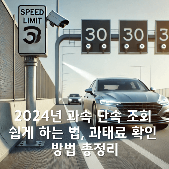 2024년 과속 단속 조회