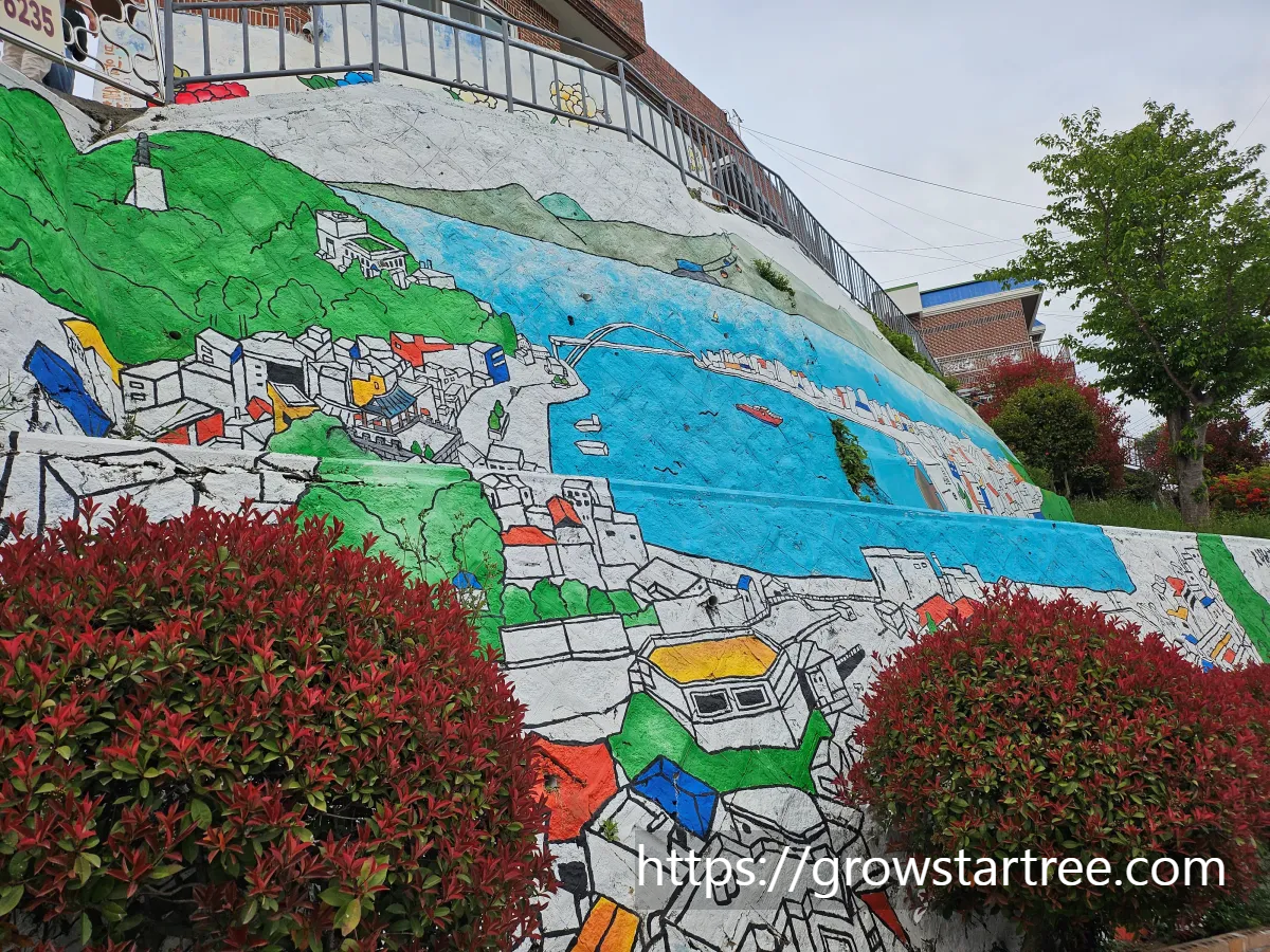 동피랑벽화마을 벽화