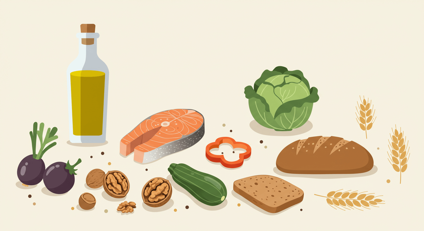 유럽식 다이어트: 지중해식, 항염, 고단백