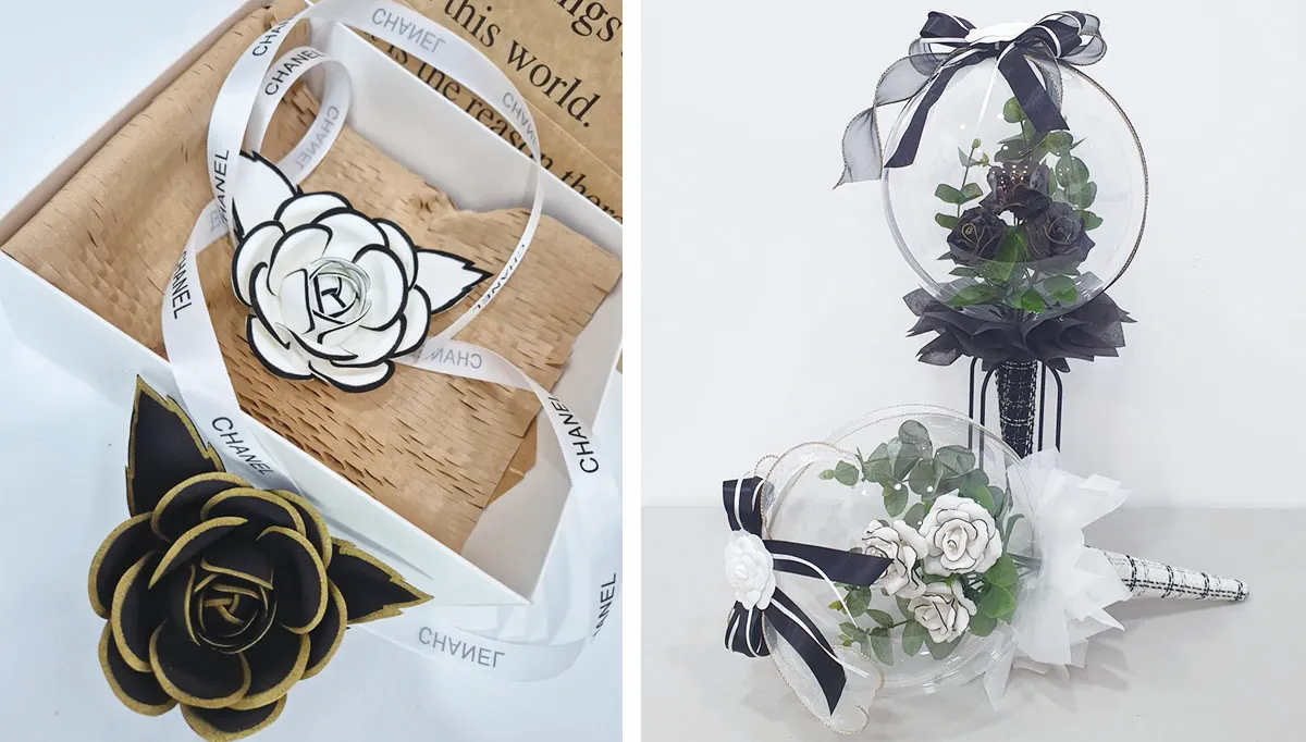 라인을두른-장미꽃-샤넬-장미꽃