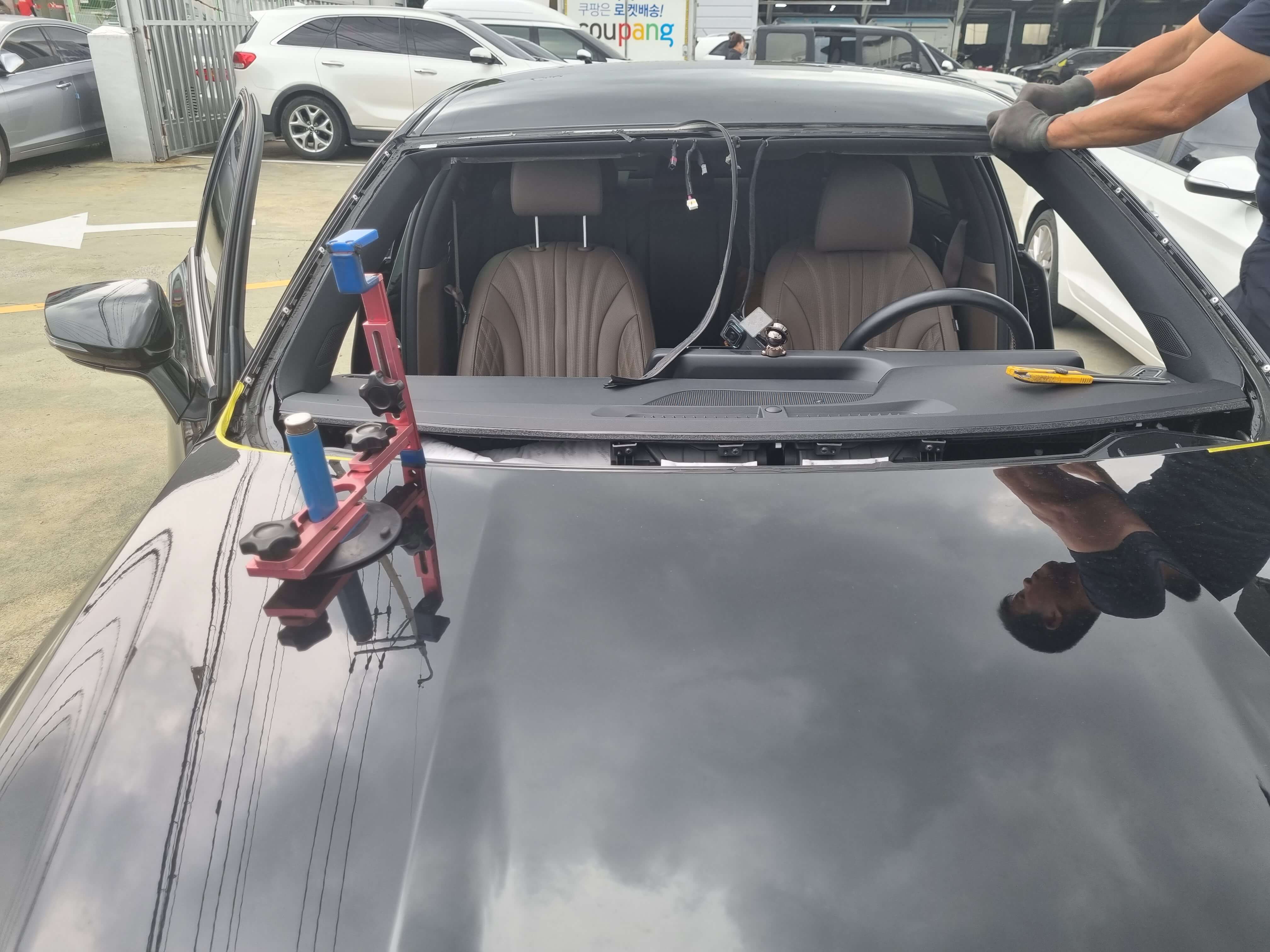 자동차 앞유리 교체