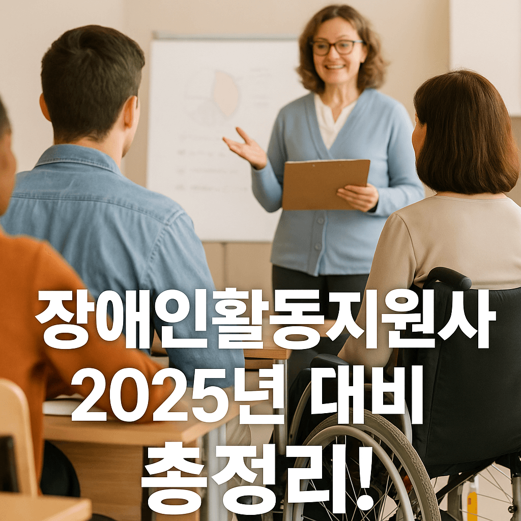 장애인활동지원사 총정리