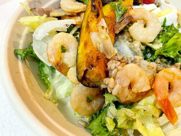 본도시락-샐러드-새우