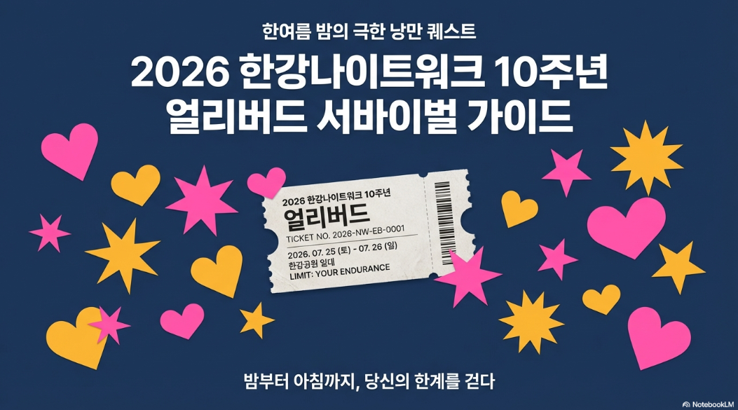 2026 한강나이트워크 얼리버드 예매가이드
