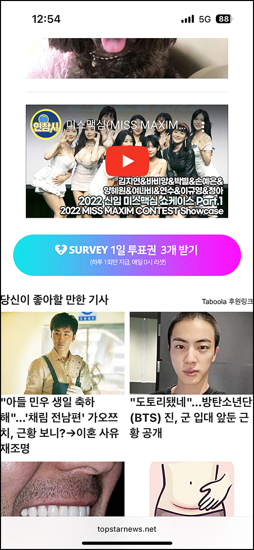 미스터트롯2 투표