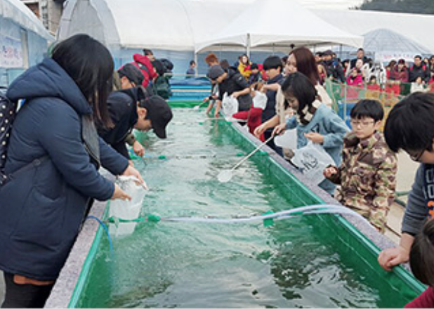 청양 칠갑산 얼음분수 축제
