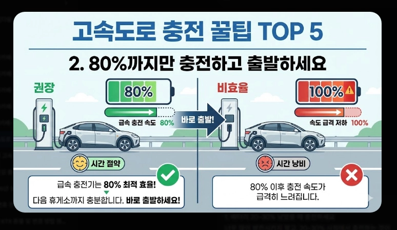 고속도로 휴게소 전기차 충전소 위치 총정리 (2026 최신)
