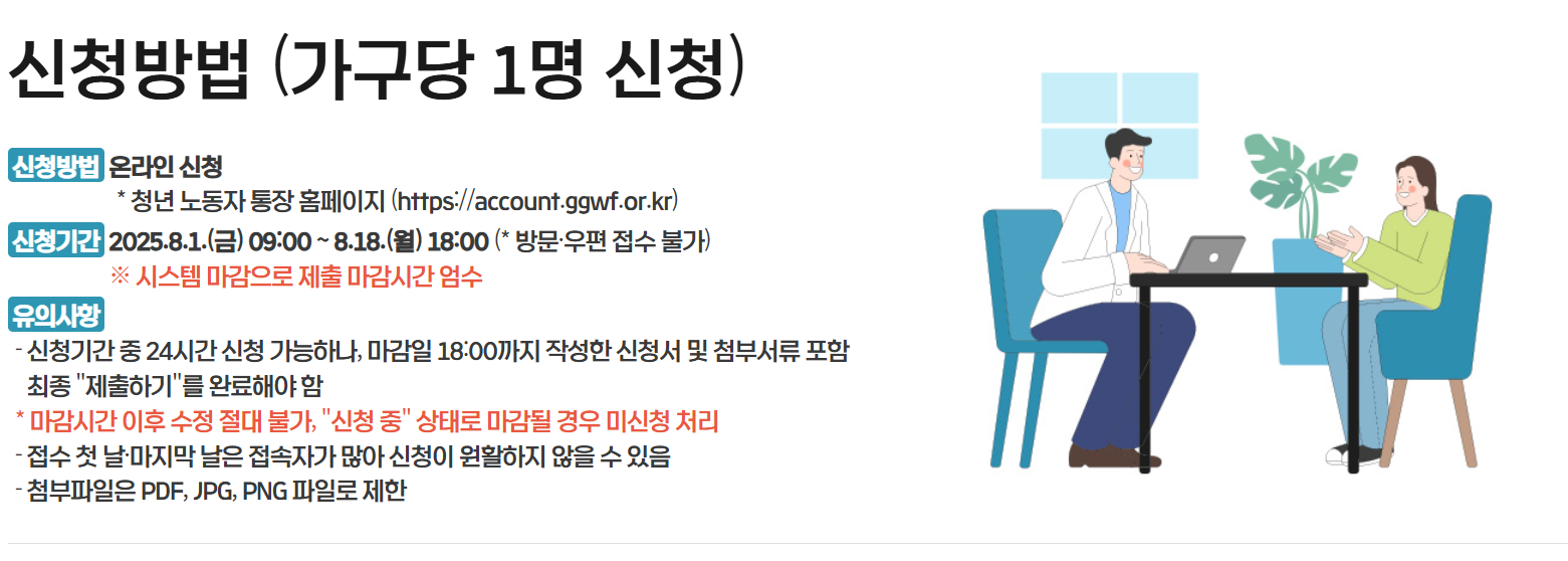 경기도 청년 노동자 통장 14기 모집