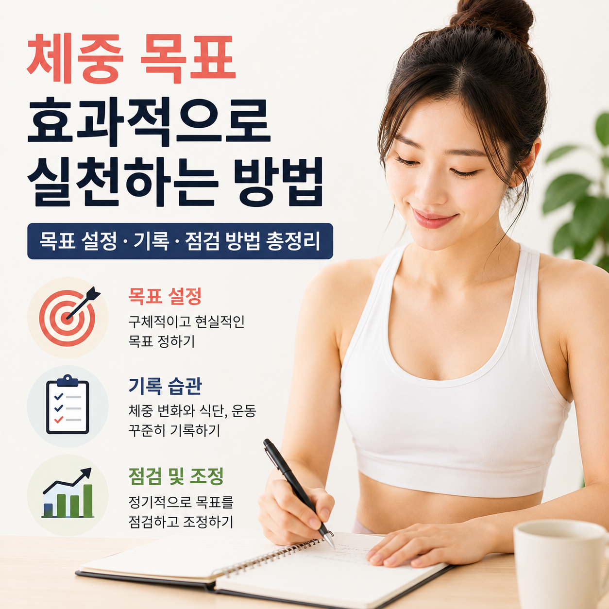 체중 목표 효과적으로 실천하는 방법