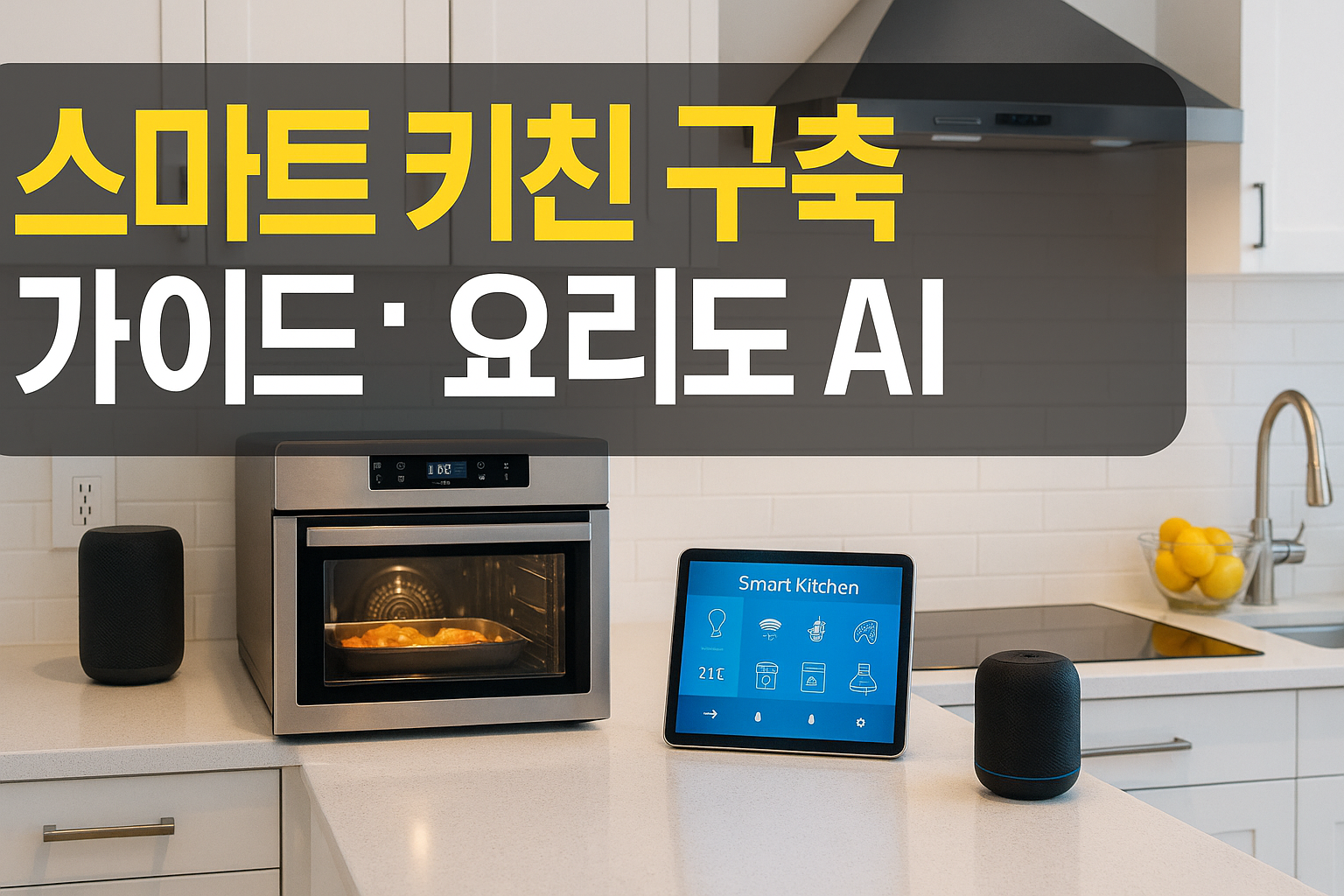 스마트 키친 구축 가이드: 요리도 AI 시대