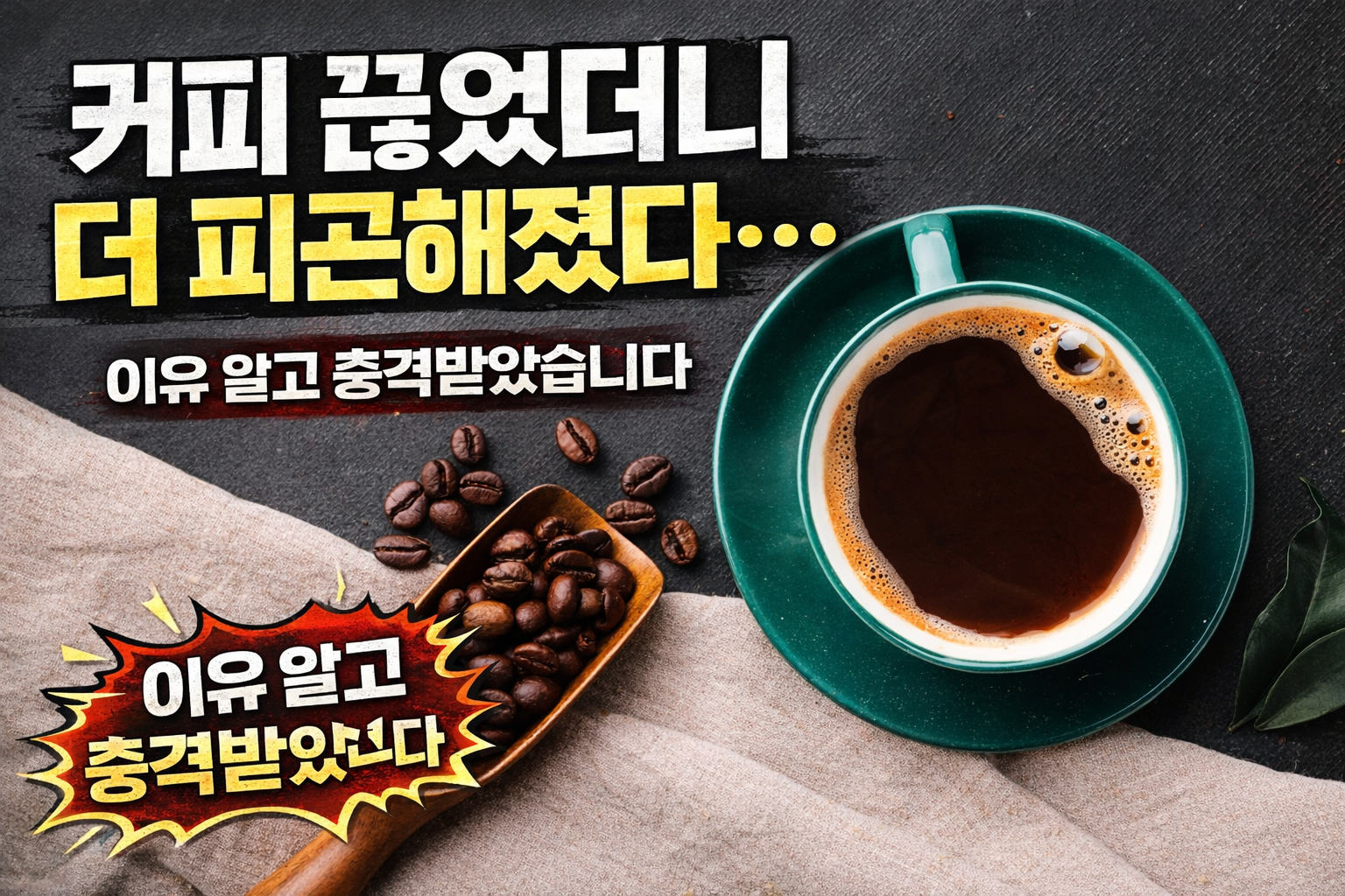 커피를 끊었더니 더 피곤해졌다. 카페인효과, 커피 장점, 카페인 부작용 줄이는 방법, 카페인 오해, 커피다이어트