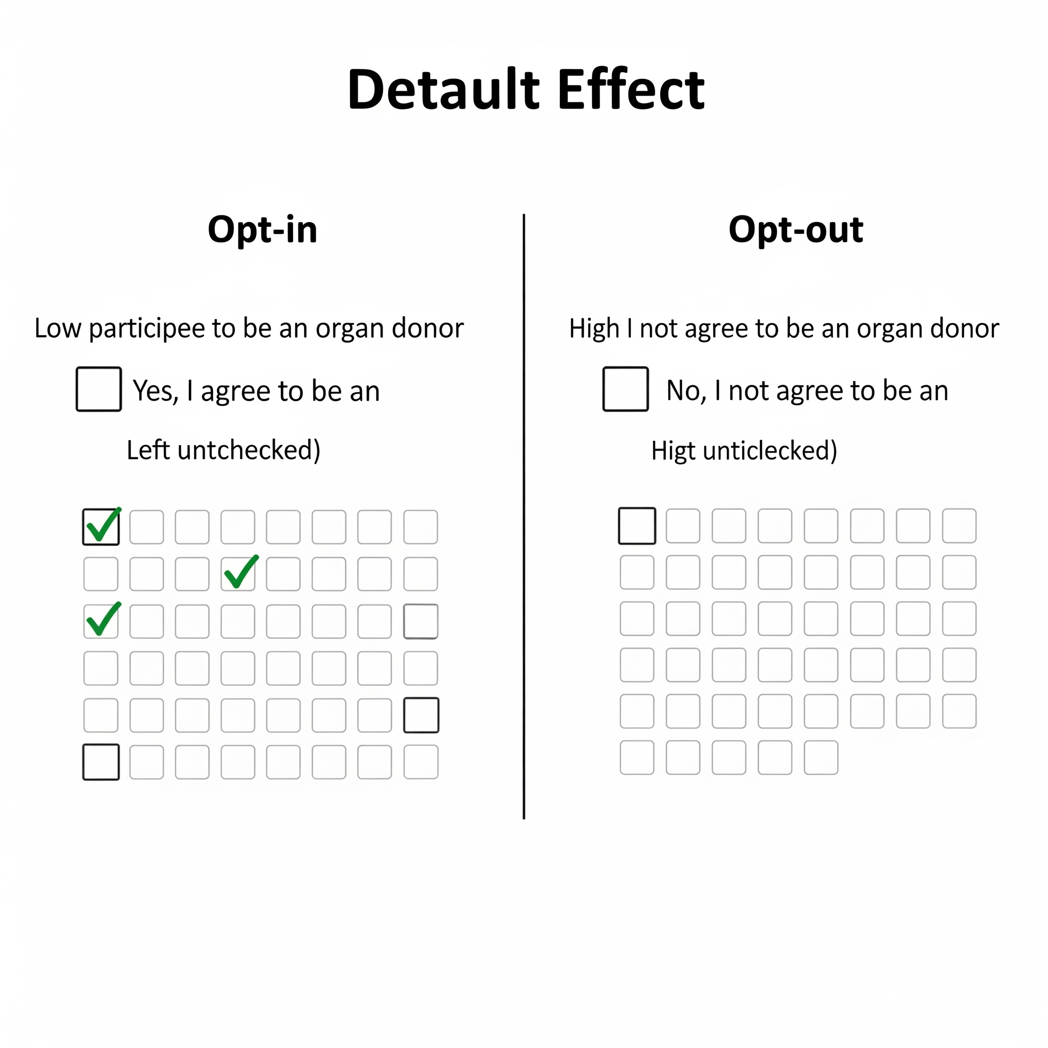 디폴트 효과 예시 그림