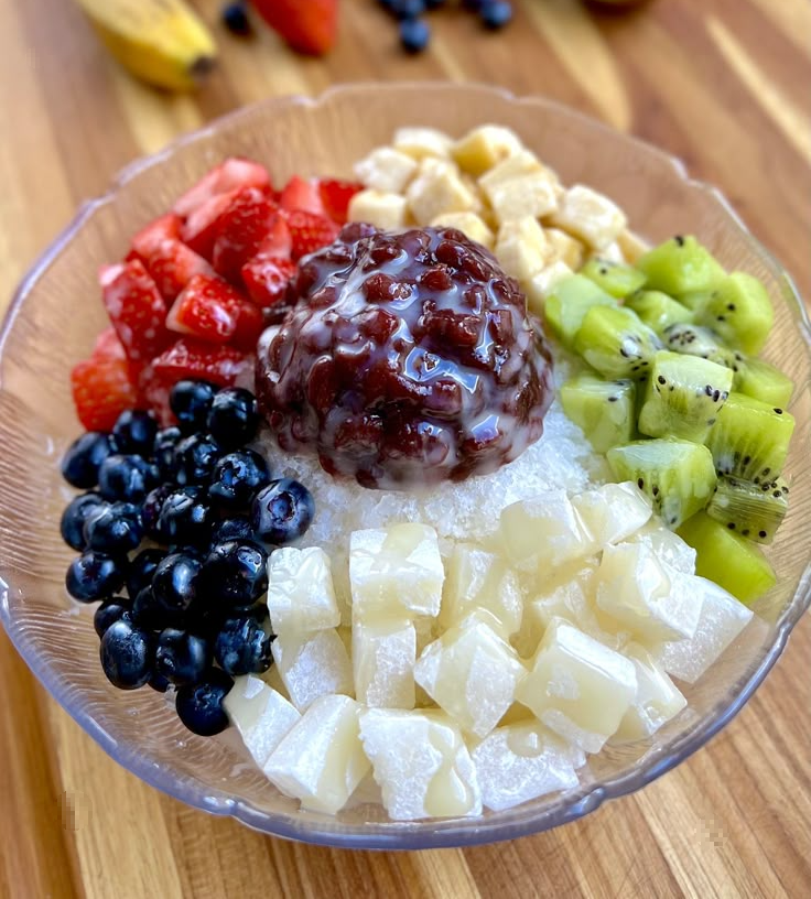 여름인기한식(팥빙수)