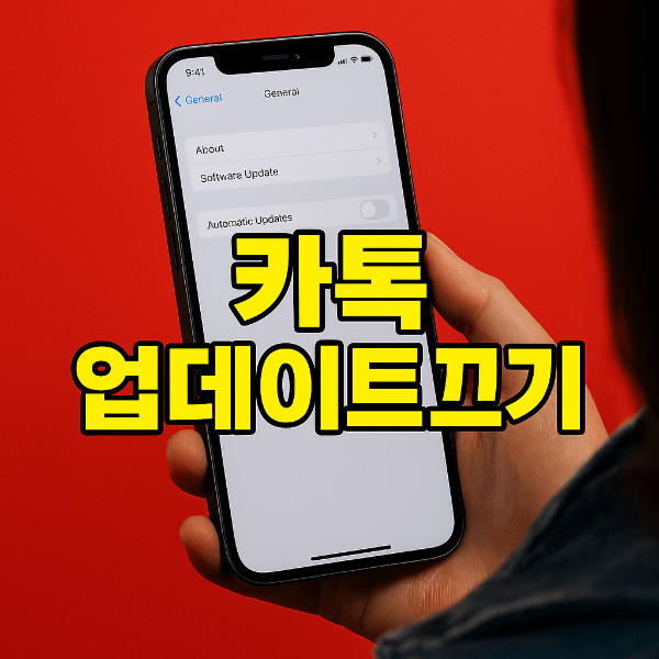 카카오톡 업데이트 끄기 썸네일