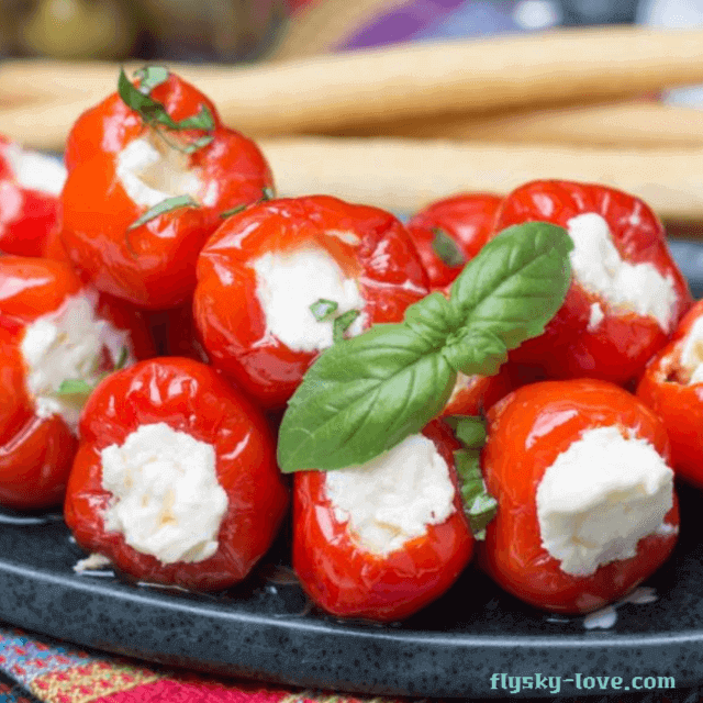 피콴테 고추 치즈 요리