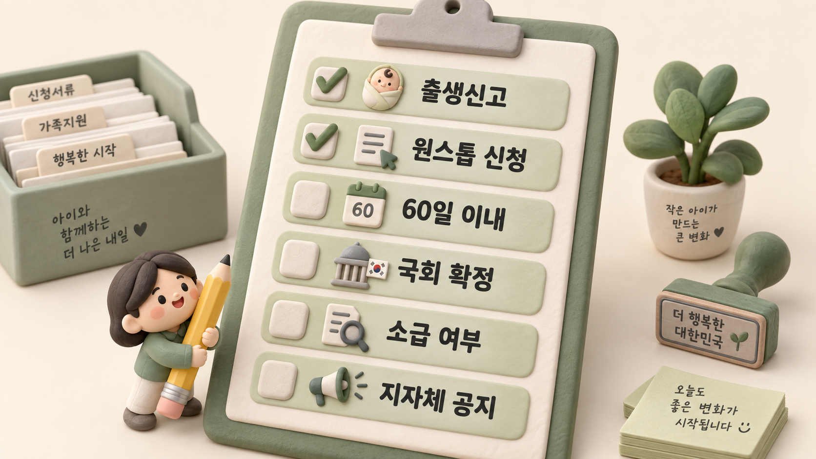 출산 전후 챙길 것 체크리스트