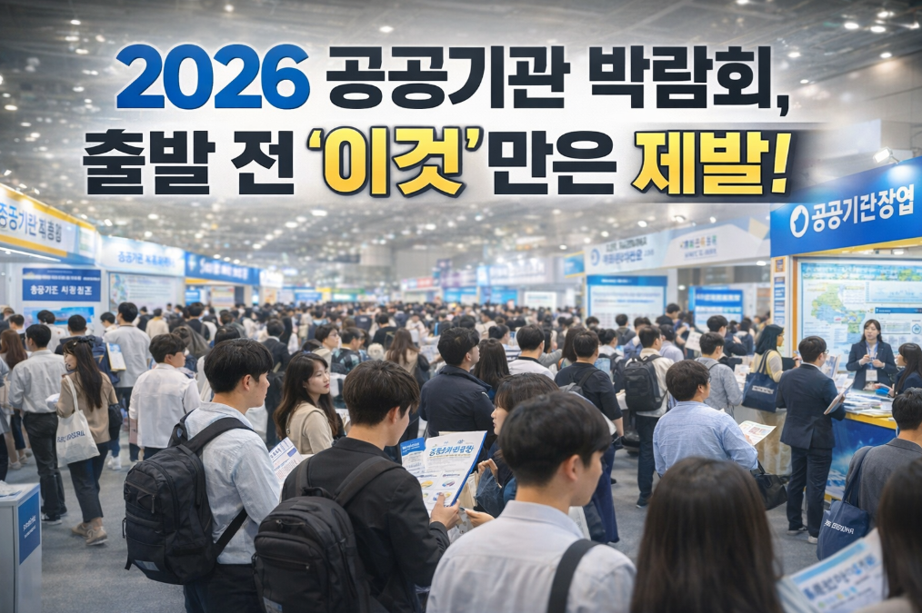 2026 공공기관 박람회, 출발 전 필수 체크리스트