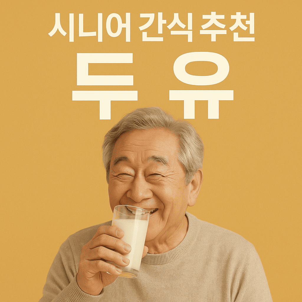 시니어 간식 추천 저당, 무가당 두유