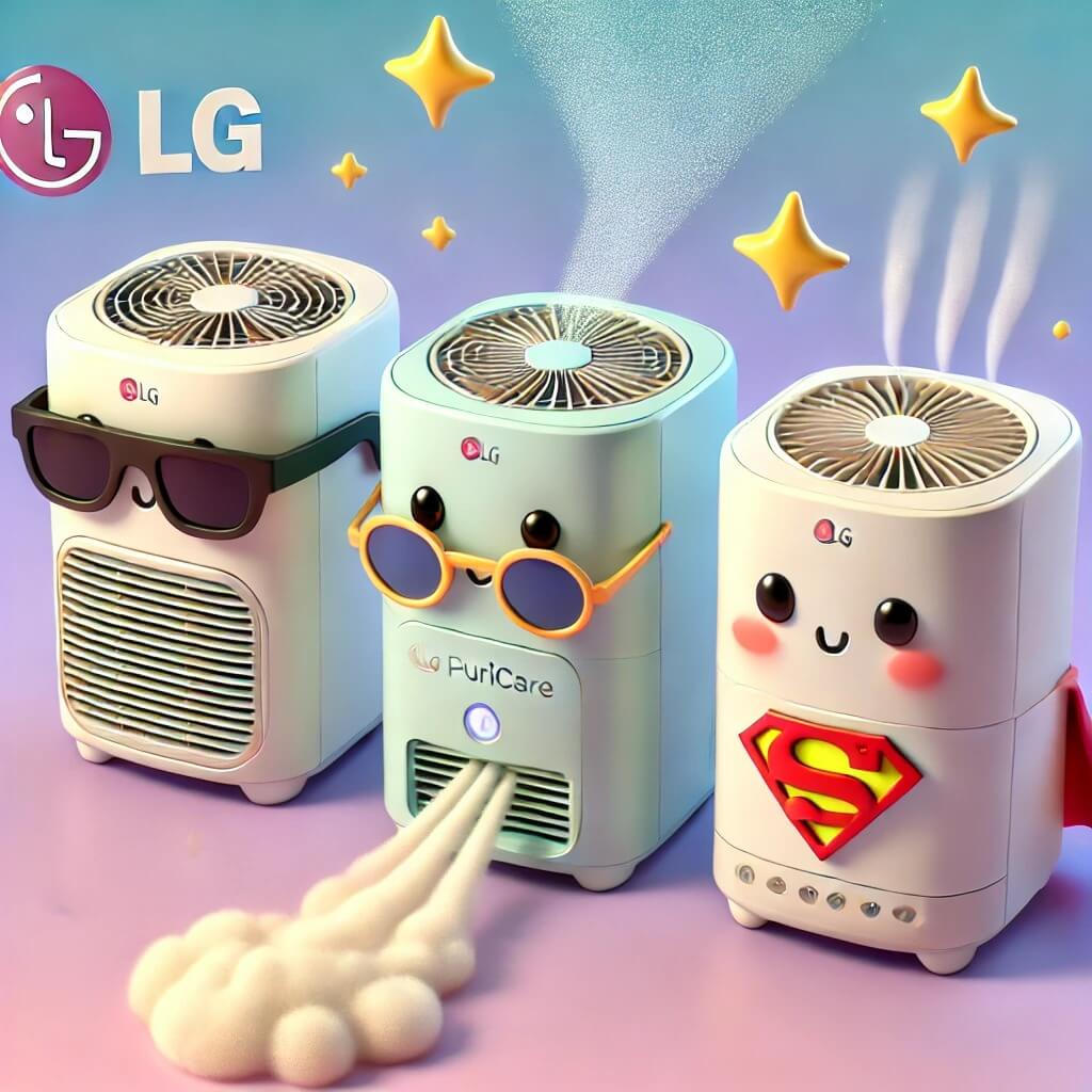 LG 퓨리케어 공기청정기 10~20평대 거실용 모델 비교