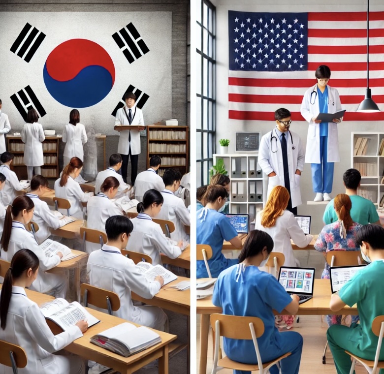 한국vs미국 간호학과