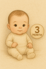 3개월 아기 이미지