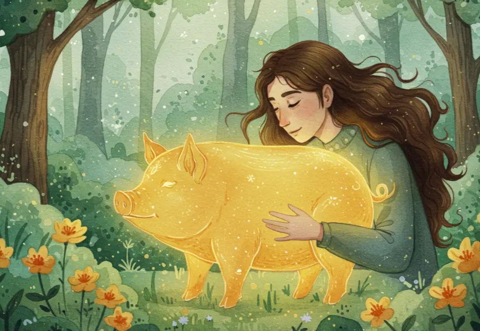 돼지를 안고 있는 꿈 해몽