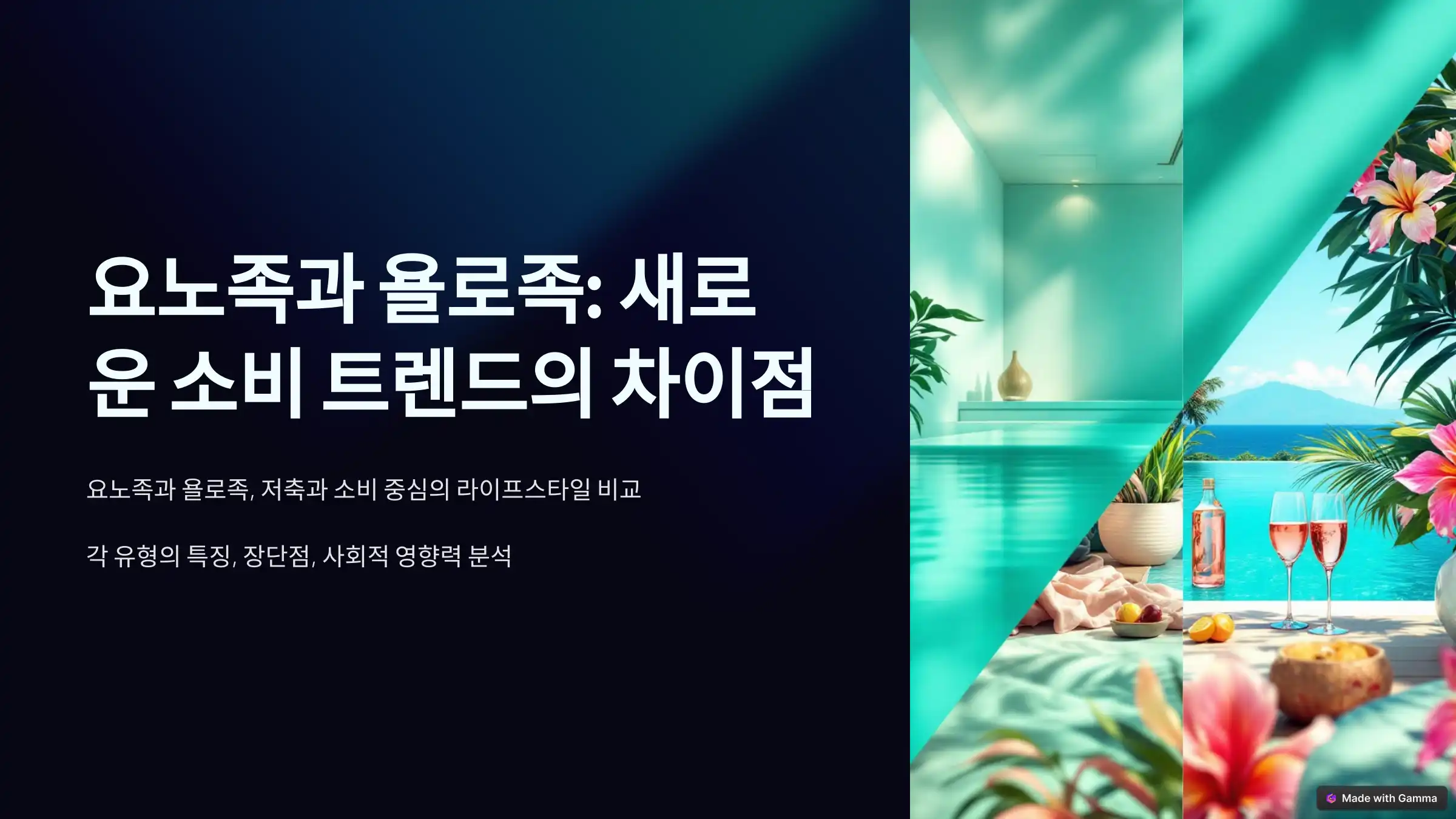 요노족 뜻, 욜로족과의 차이점