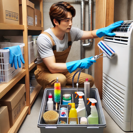 에어컨 분해 청소 방법