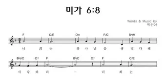 미가 6장 8절 묵상 - 사람아 주께서 선한 것이 무엇임을 네게 보이셨나니_5