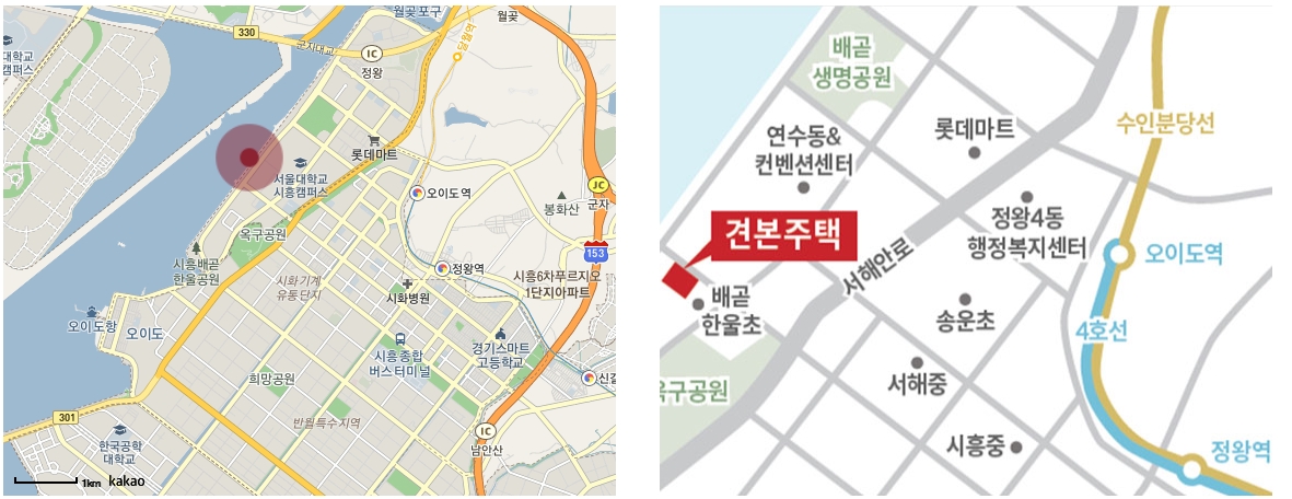 시흥 롯데캐슬 시그니처 견본주택 위치