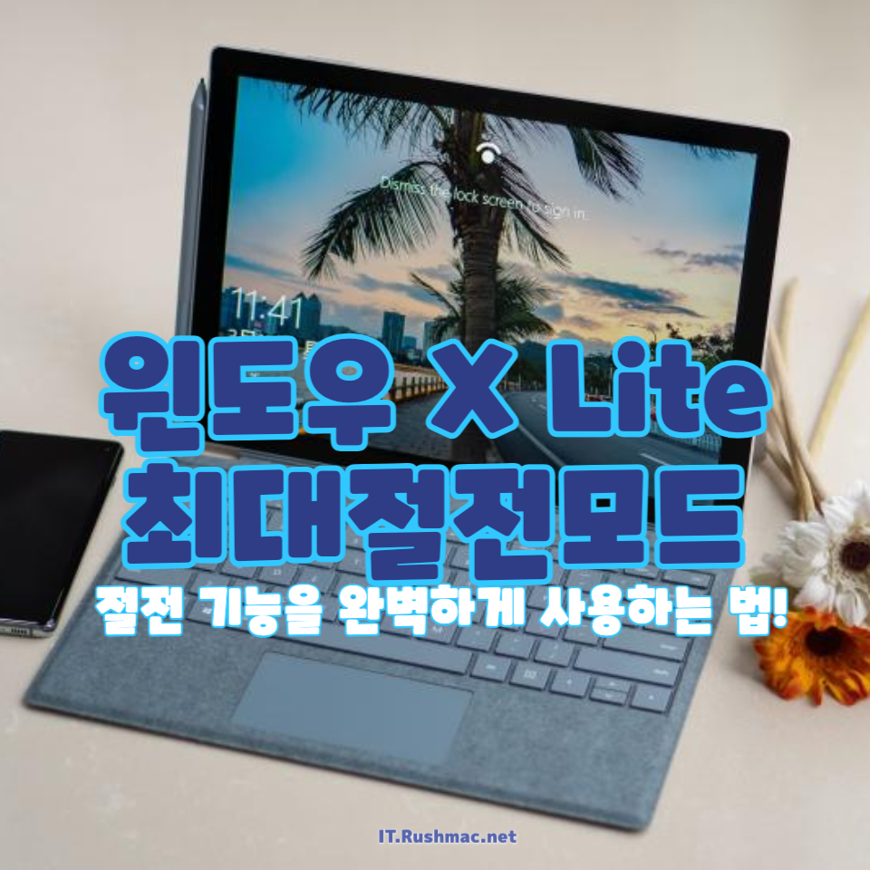 윈도우 X Lite 최대절전모드