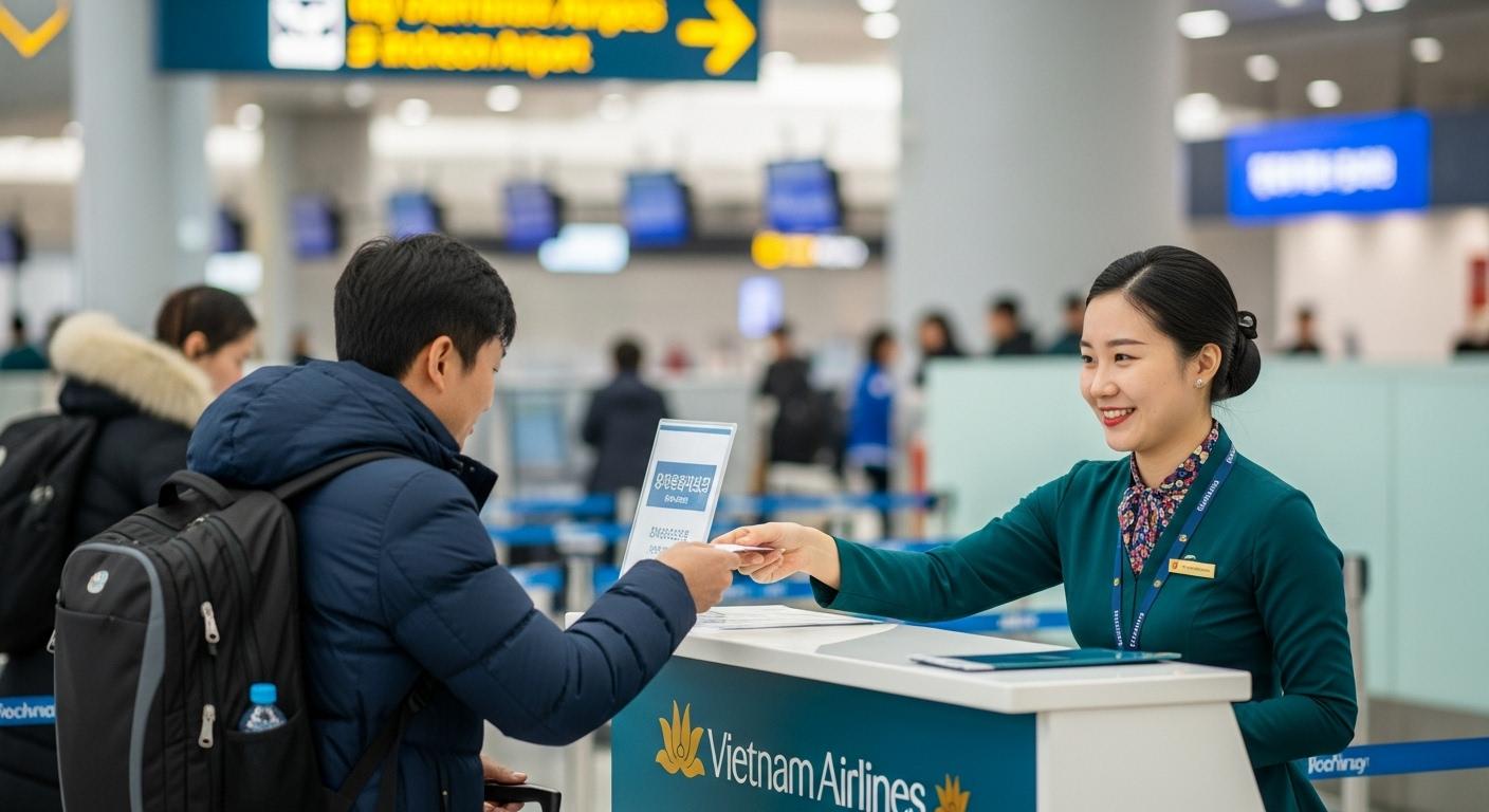 인천공항 베트남항공 체크인