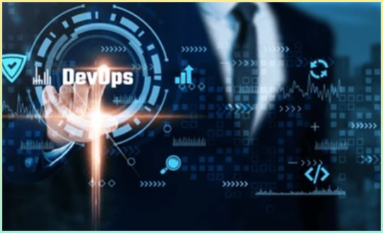 CI/CD 파이프라인의 대표적인 구축 플랫폼인 DevOps를 표현하는 시각적 이미지