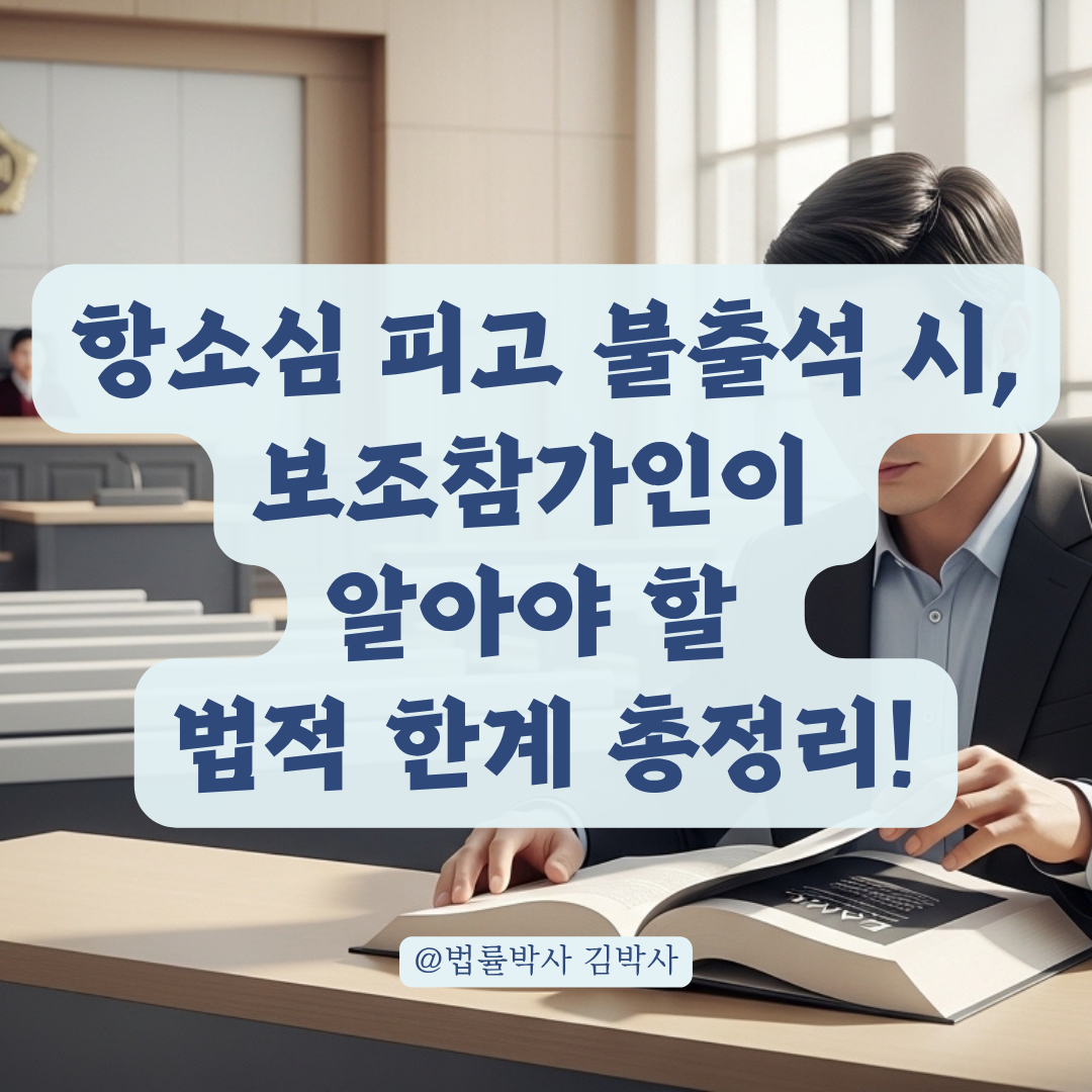 항소심 변론기일 피고 불출석 시, 보조참가인이 할 수 있는 법적 한계는?