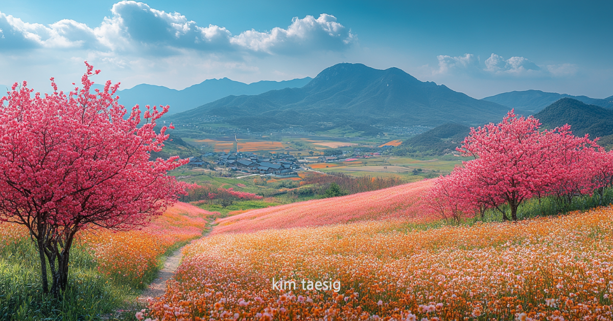 구병산의 사계절