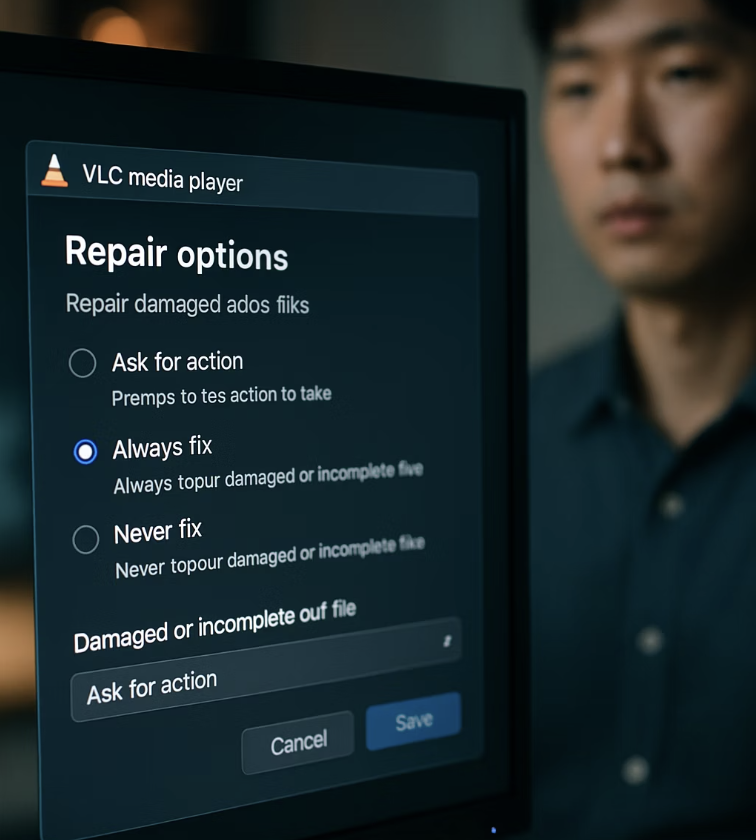 VLC의 숨겨진 마법, 동영상 파일 응급처치