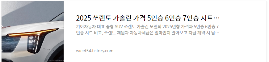 2025 쏘렌토 리뷰 총정리