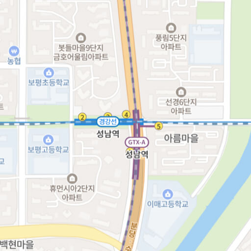성남역_노선도