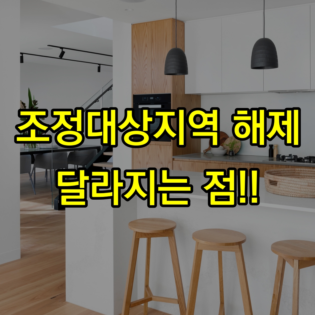 조정대상지역-해제