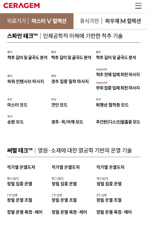 세라젬 목디스크 효과 렌탈 구매 비교