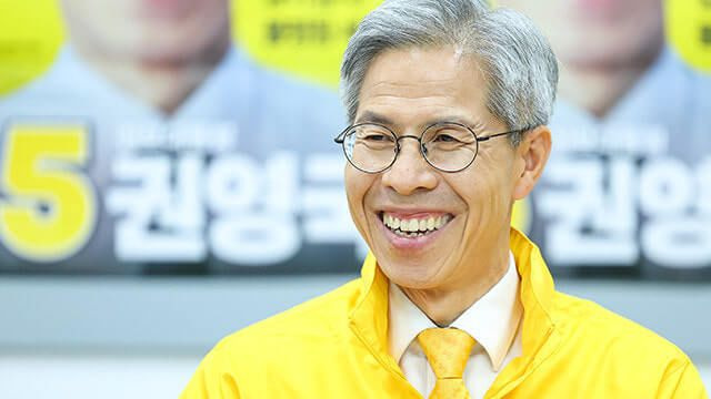 권영국 김문수 악수 거부
