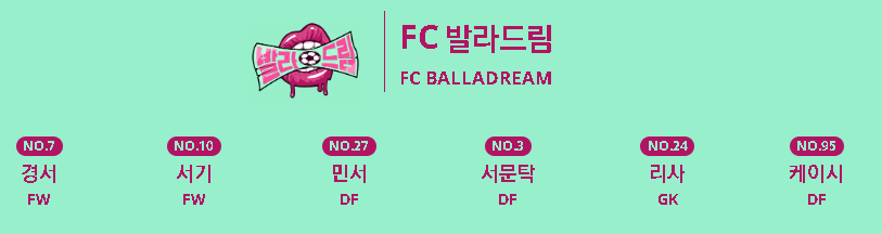 골때리는그녀들 발라드림 방출, 서기 프로필