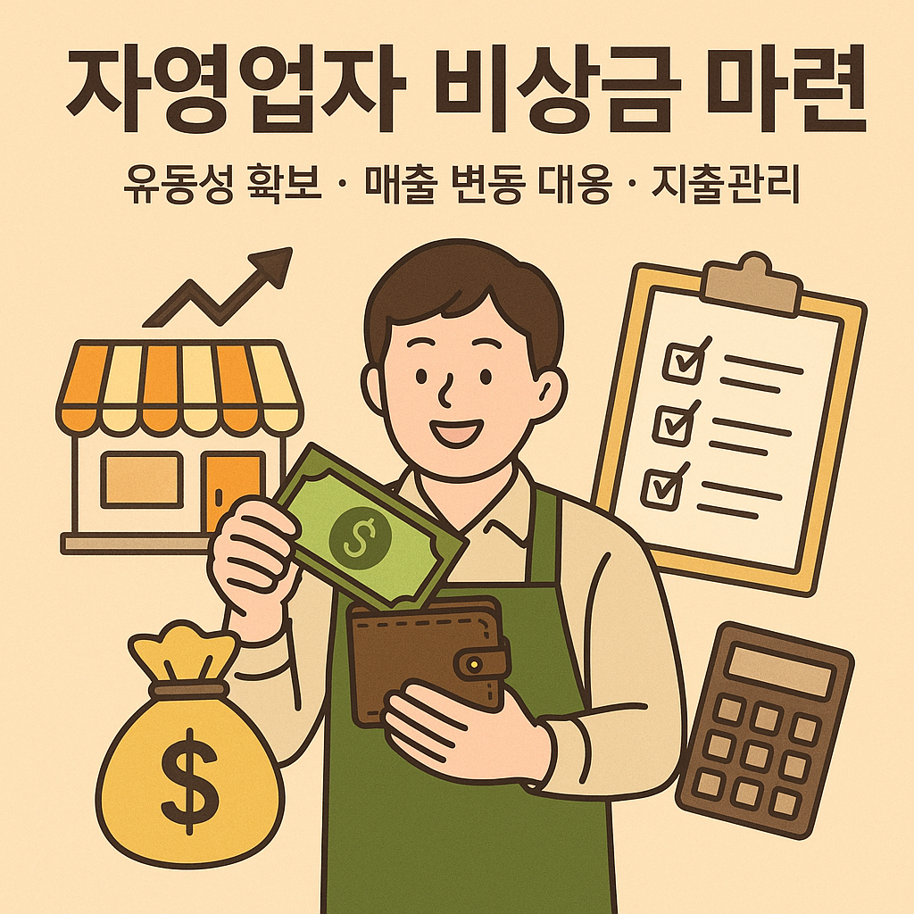 자영업자 비상금 마련 이미지